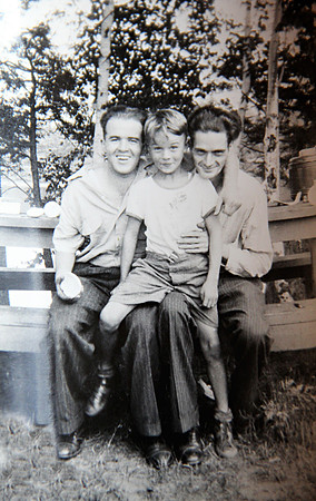 Photograph taken in Vermont-Ted Millard, Dave & Earl Elmer