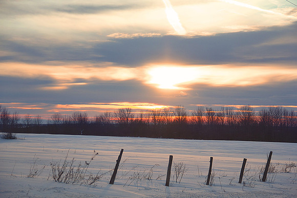 Sunset &  Snow