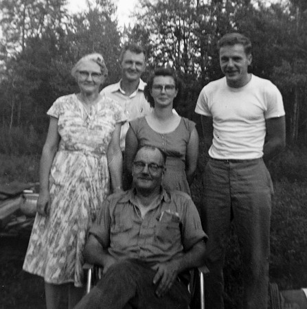 Blanche, Charles, Betty, Warron & Leonard-Sept 1961